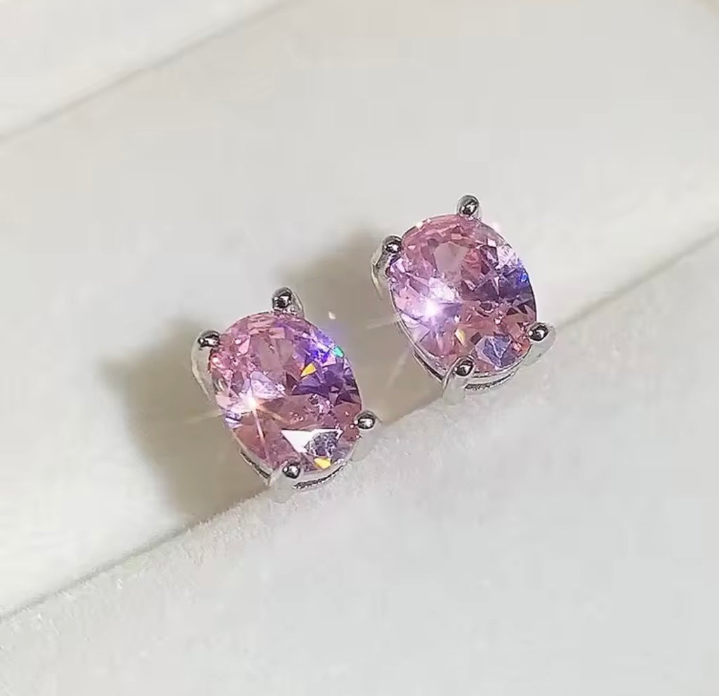 Oval earrings