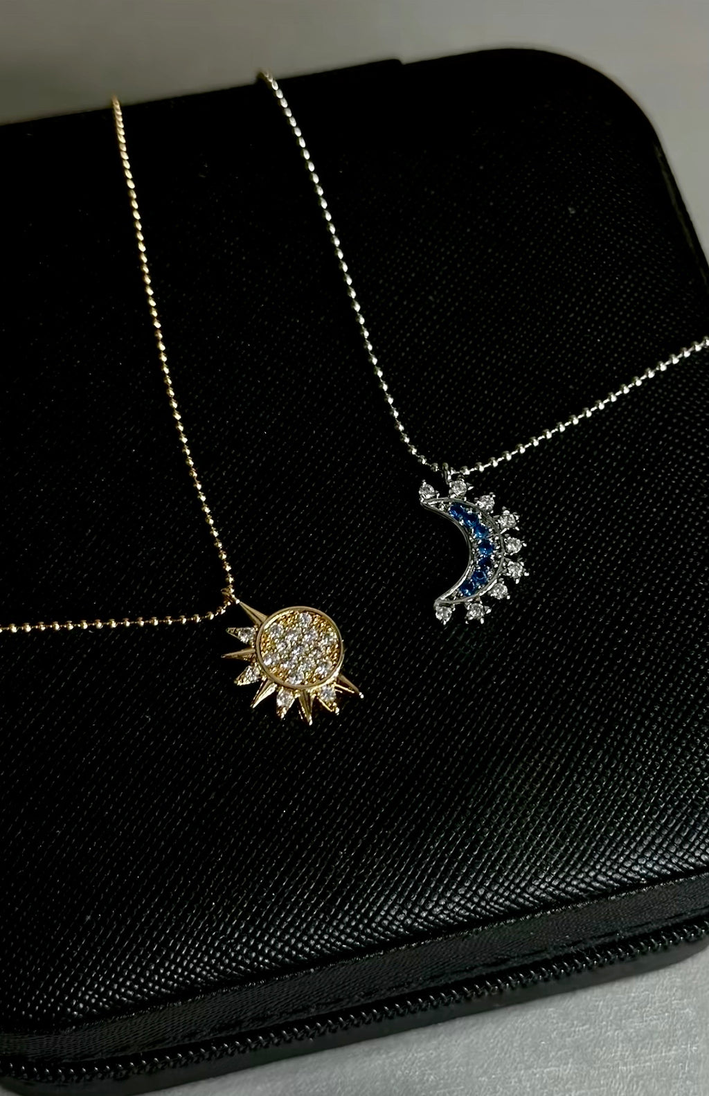 Sun & moon necklace