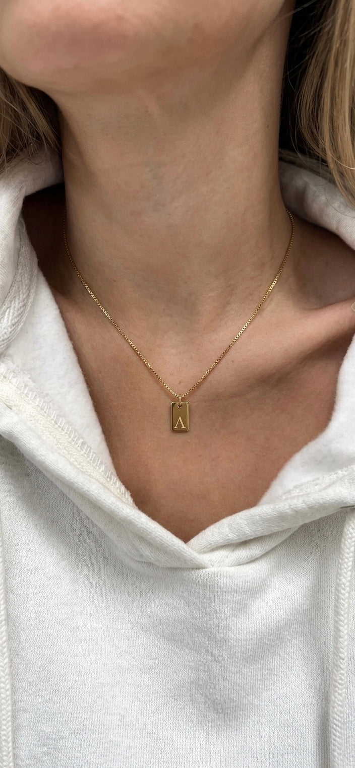 Nysa Initial necklace