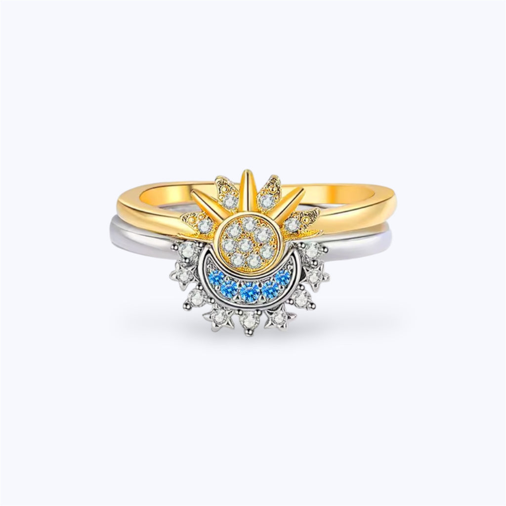 Sun & moon ring