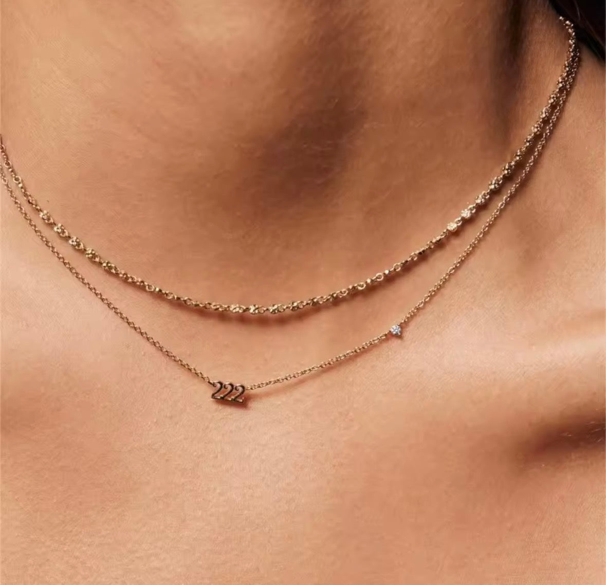 Numeral necklace