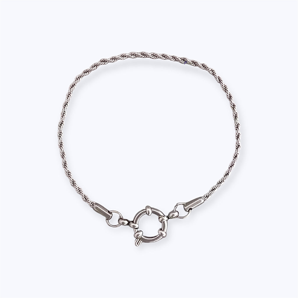 Lockweave silver bracelet