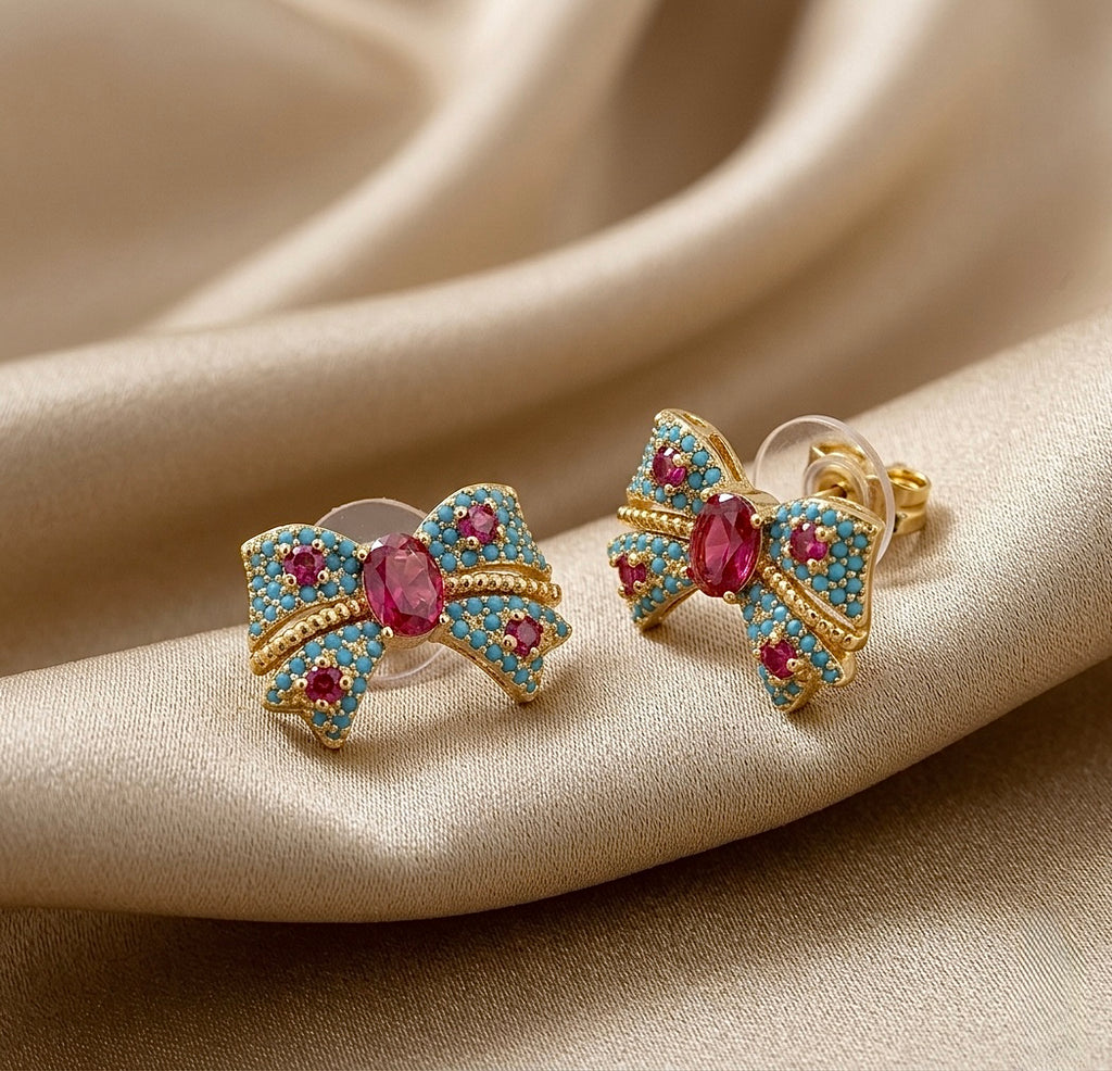 Lace & Ribbon Earrings