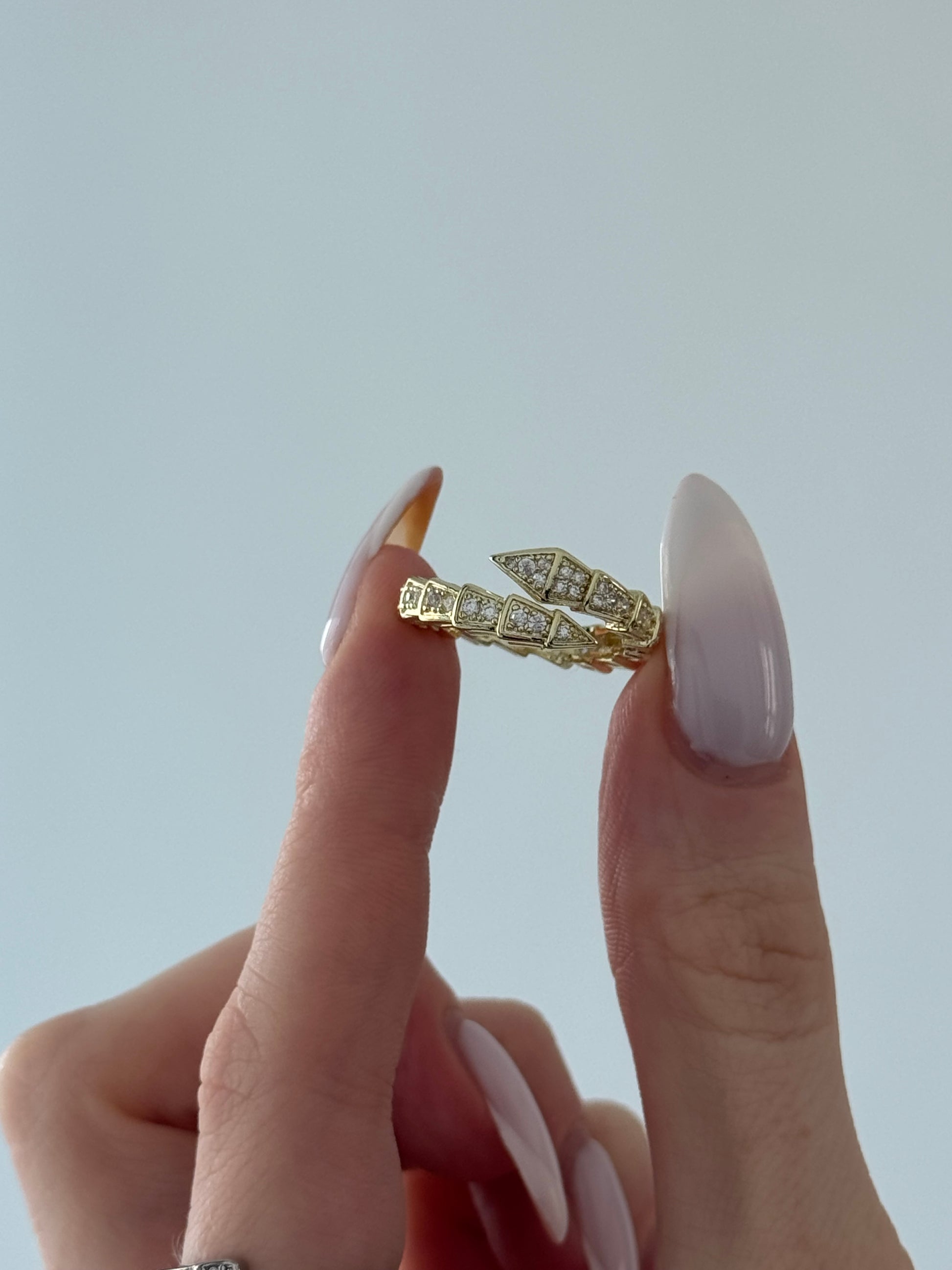 Snake wrap ring
