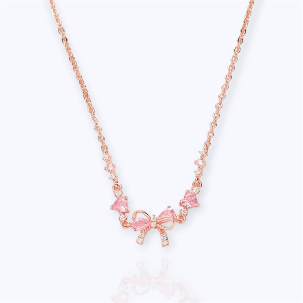 Bow necklace