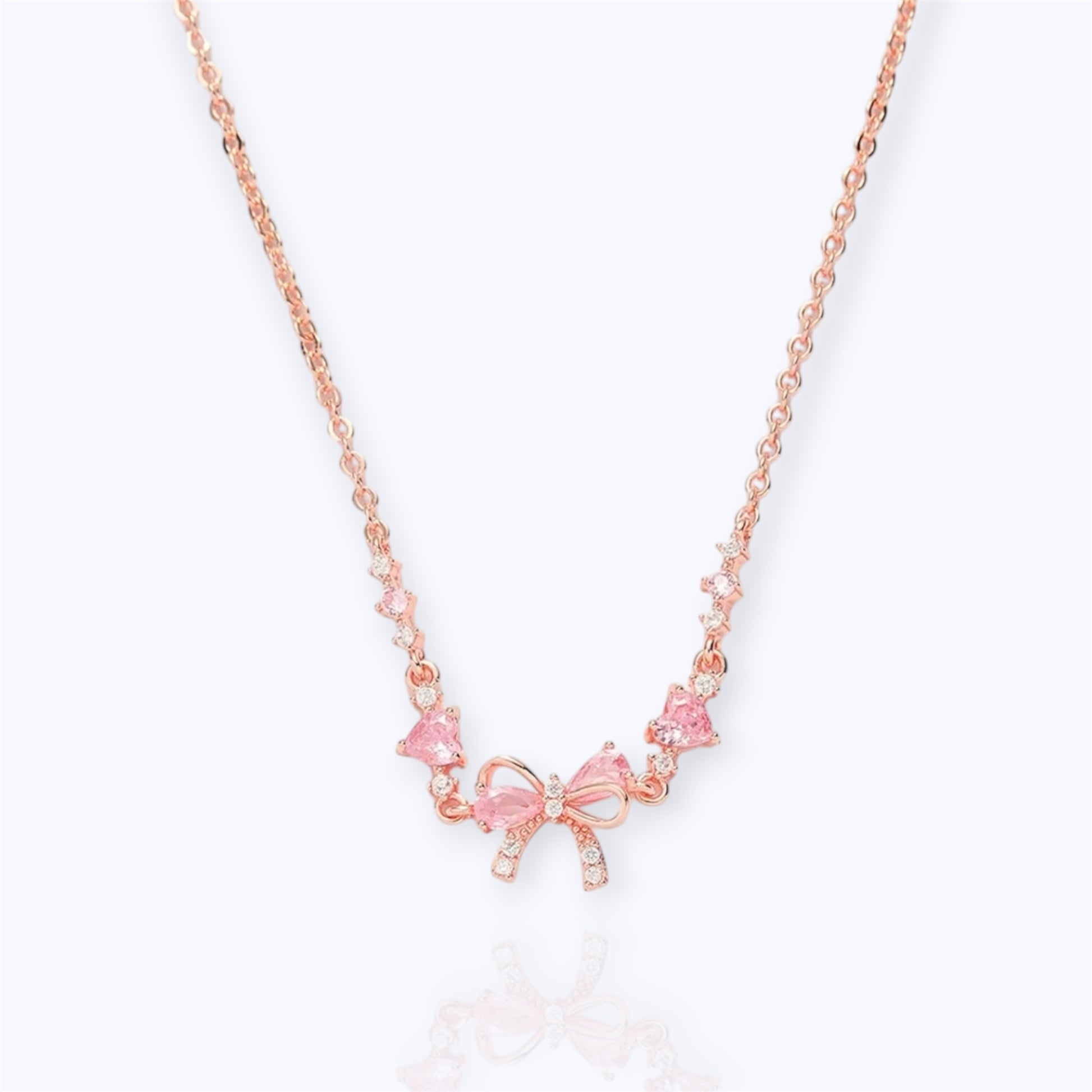 Bow necklace