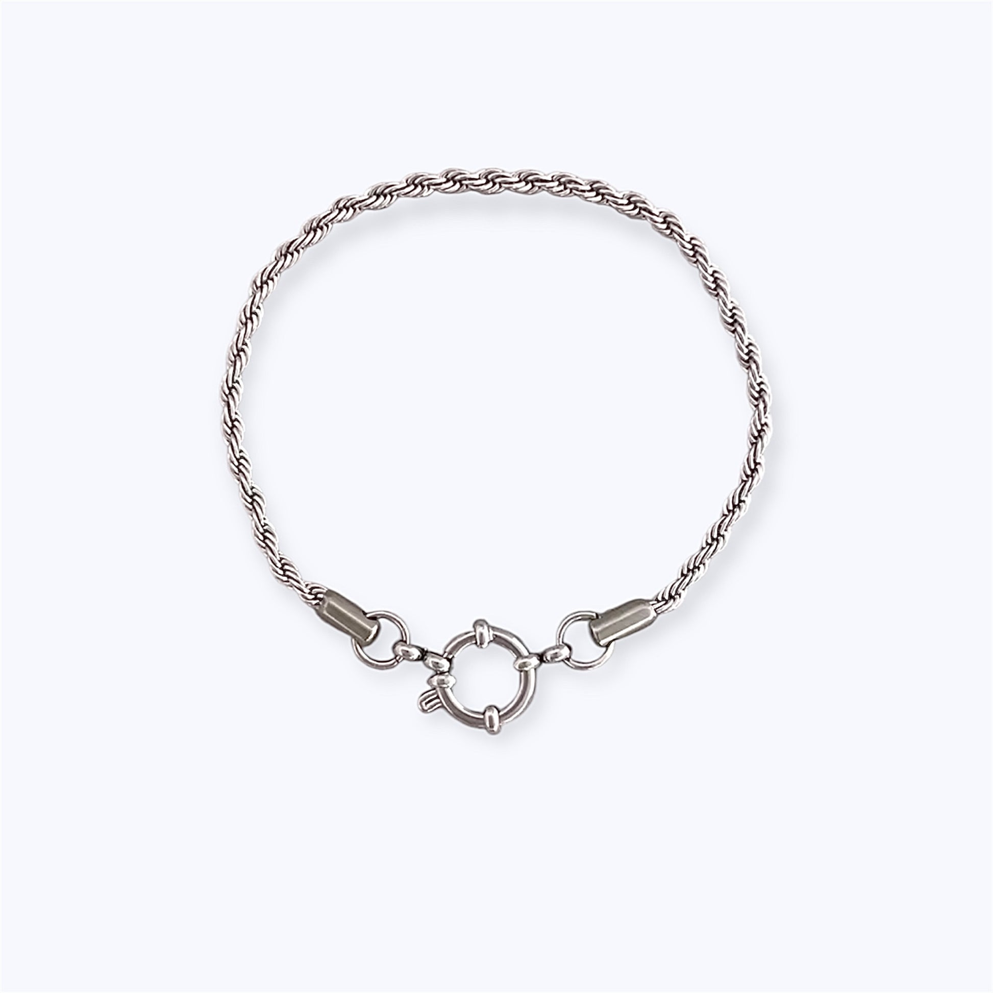Lockweave silver bracelet