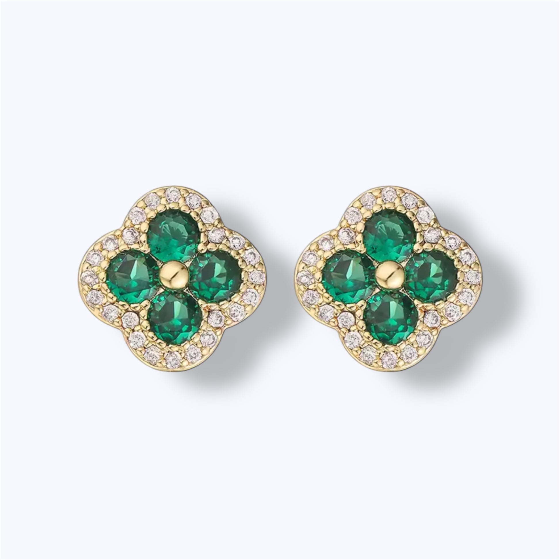 Golden bloom earrings