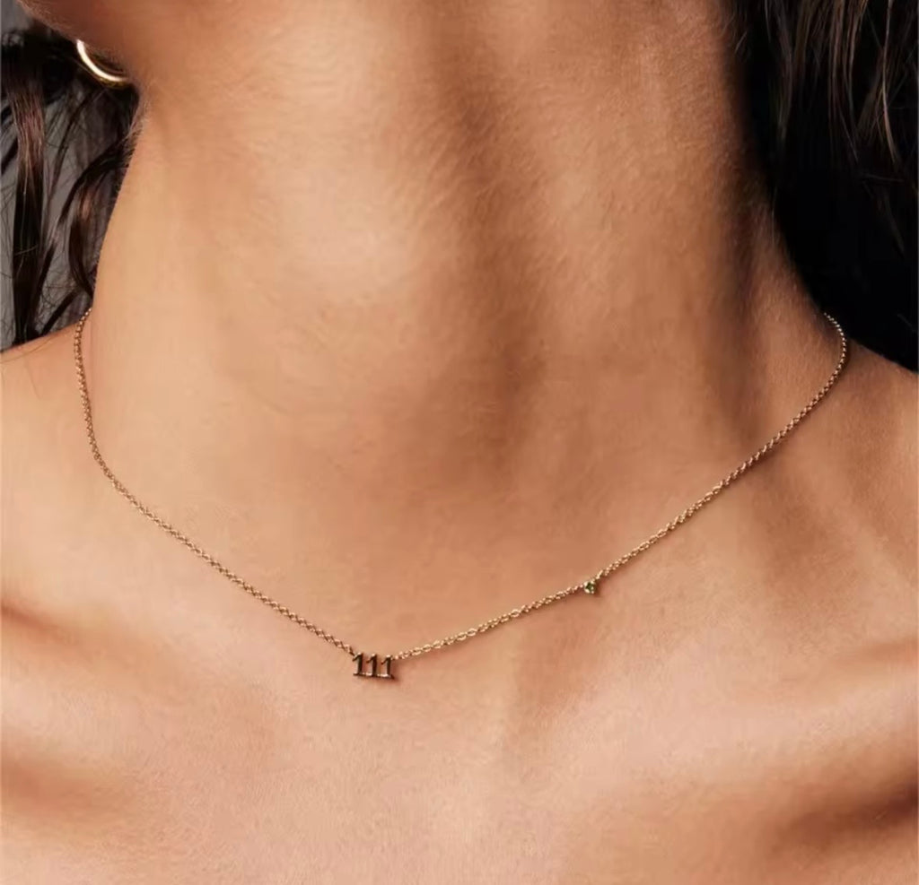 Numeral necklace
