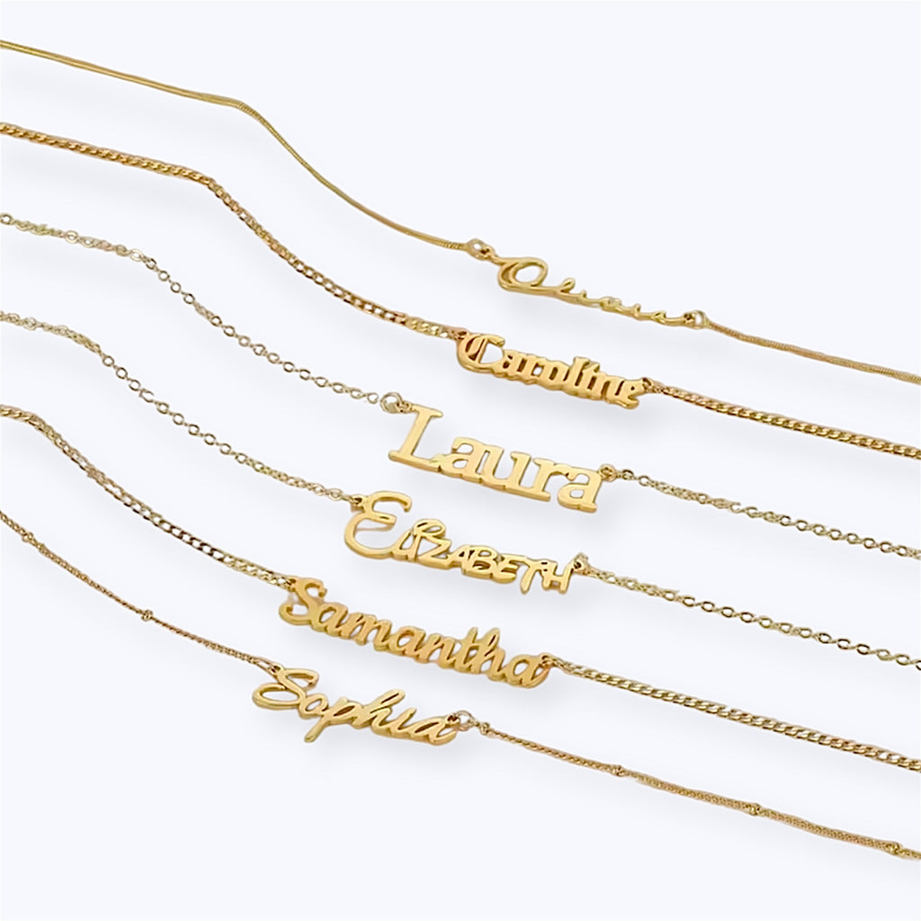 Custom name bracelet