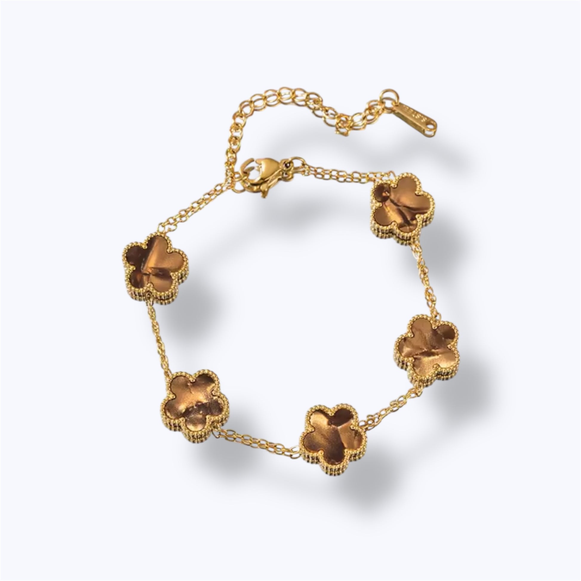 Shine clover bracelet