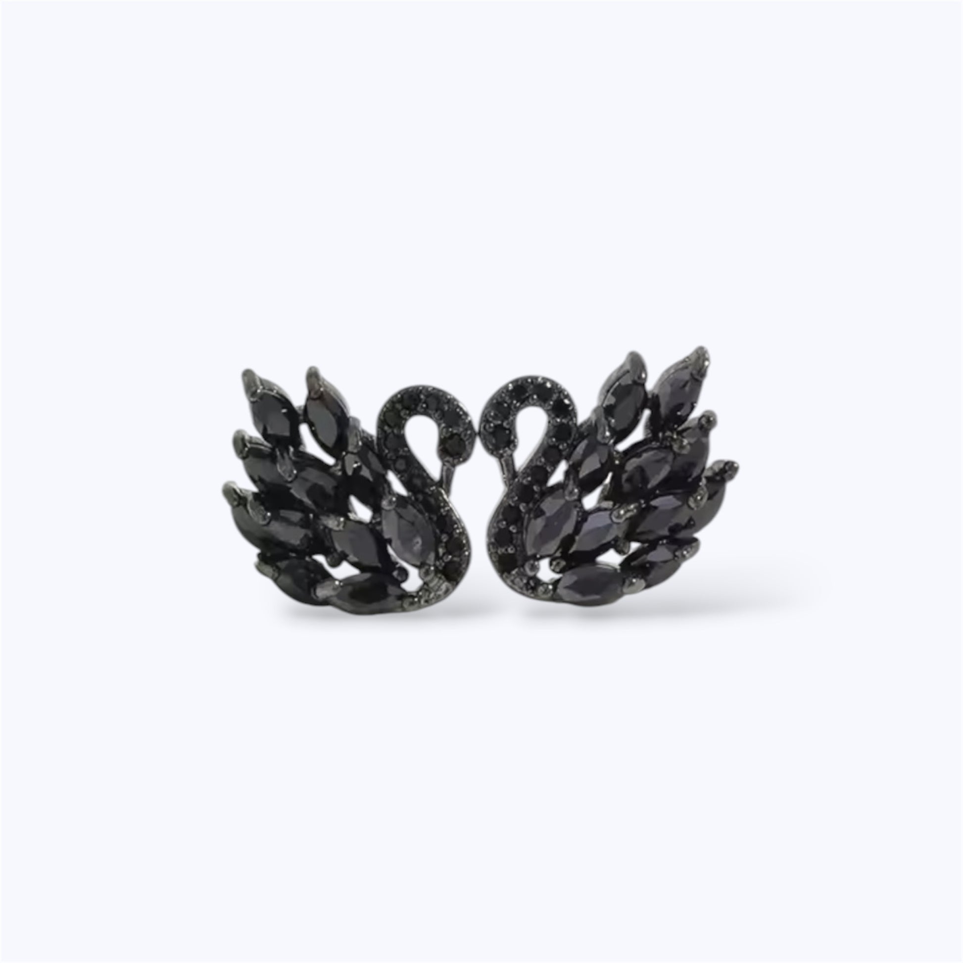 Swan earrings