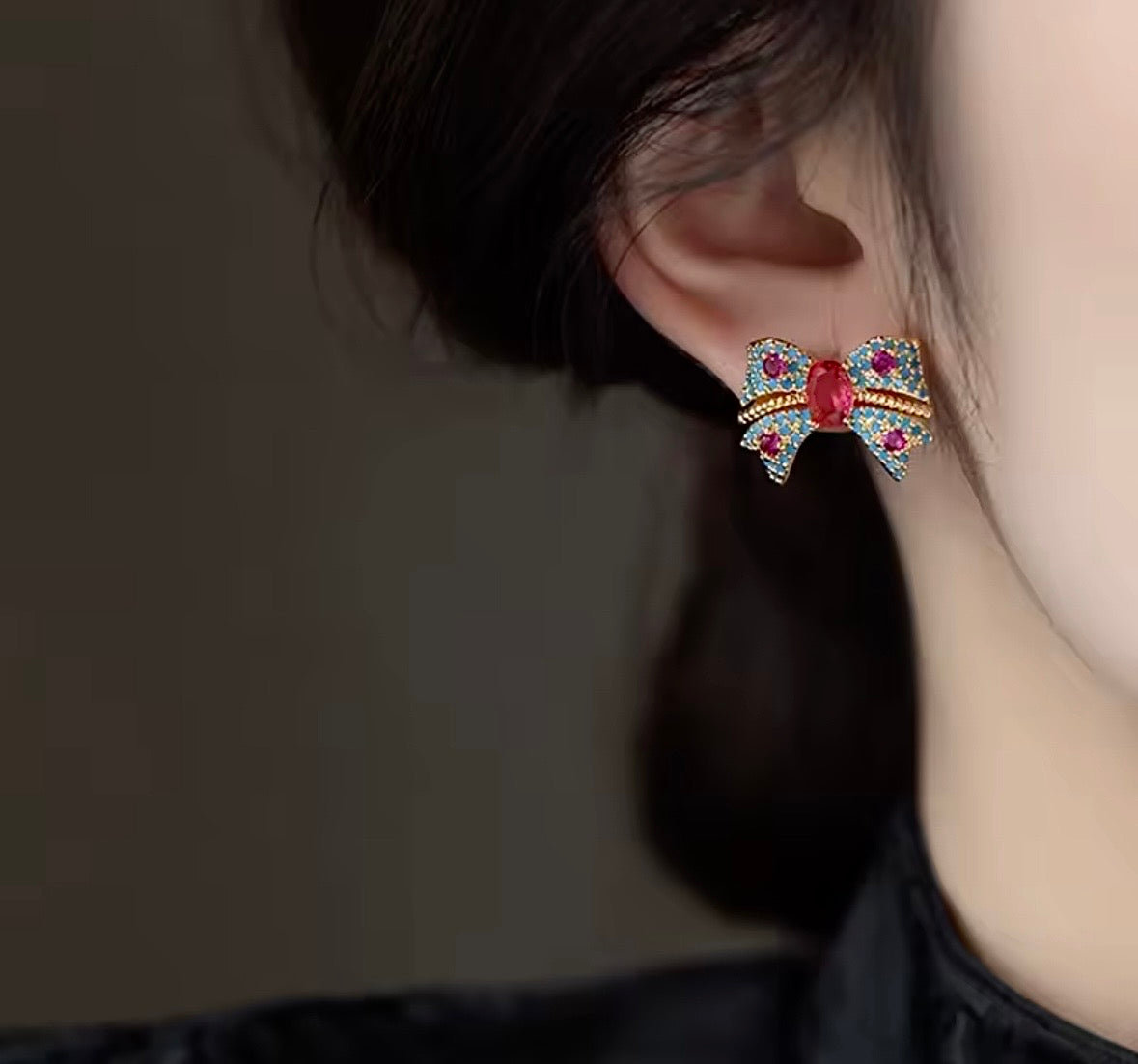 Lace & Ribbon Earrings