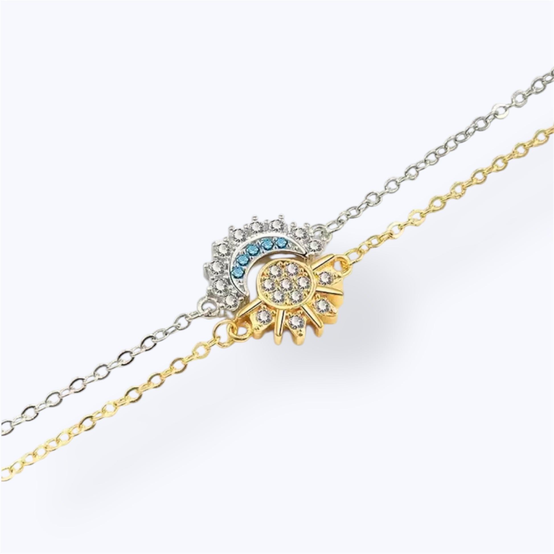 Sun & moon bracelet