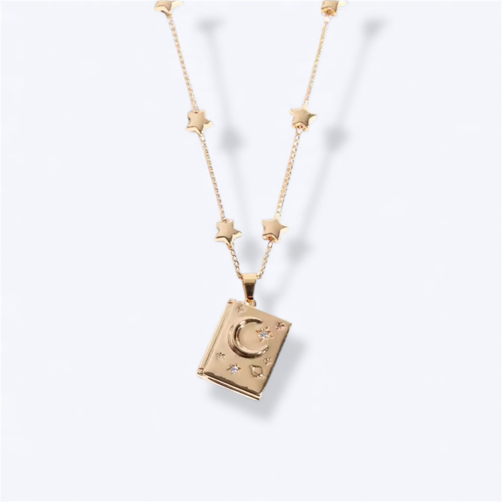 Secret moon necklace