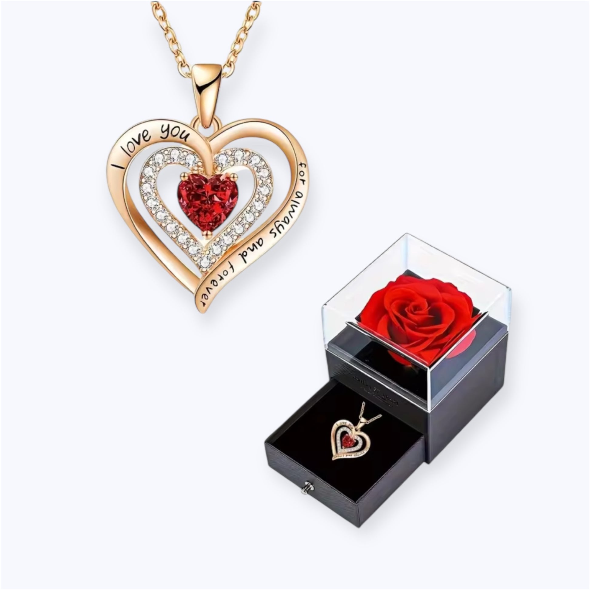 Scarlet Rose Necklace