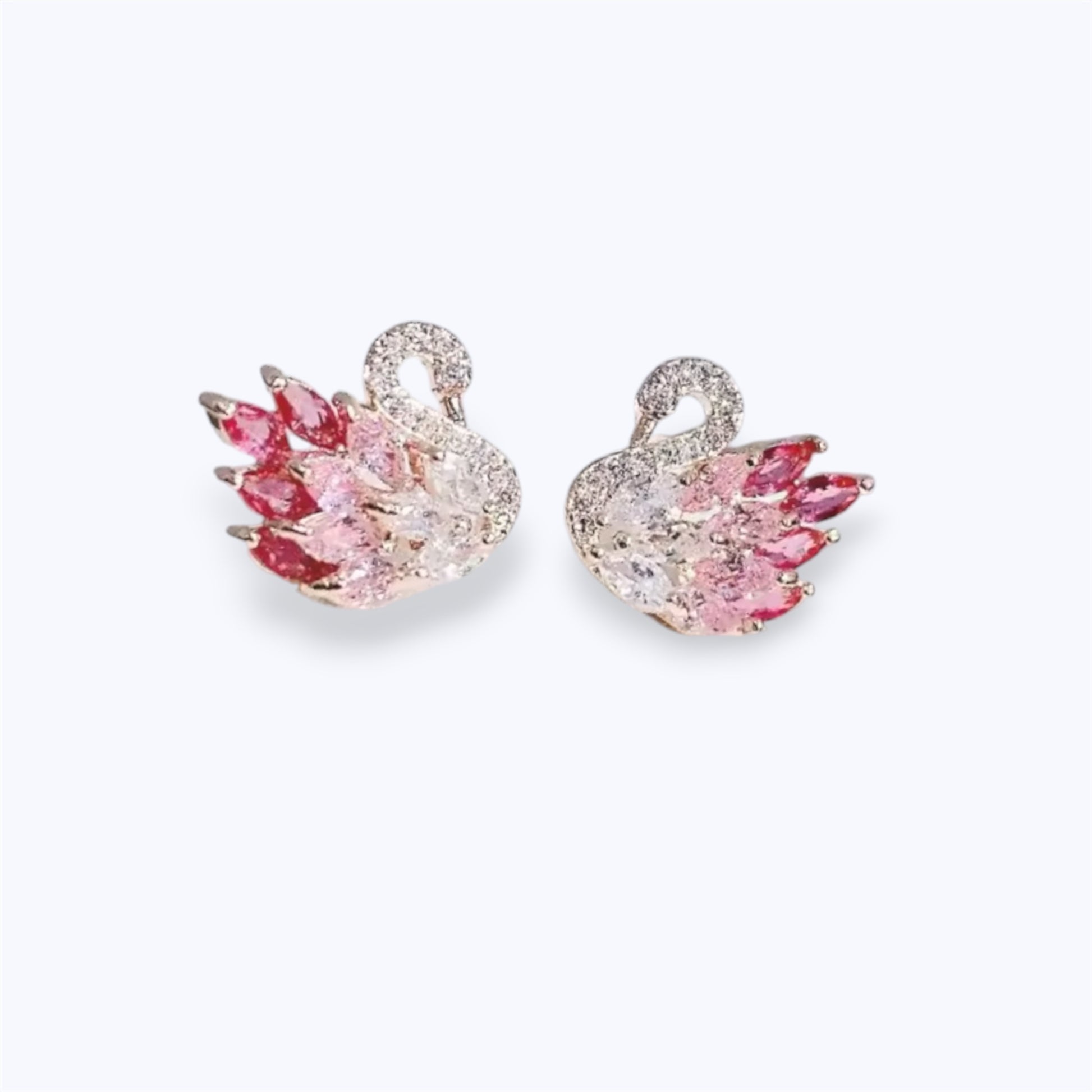Swan earrings