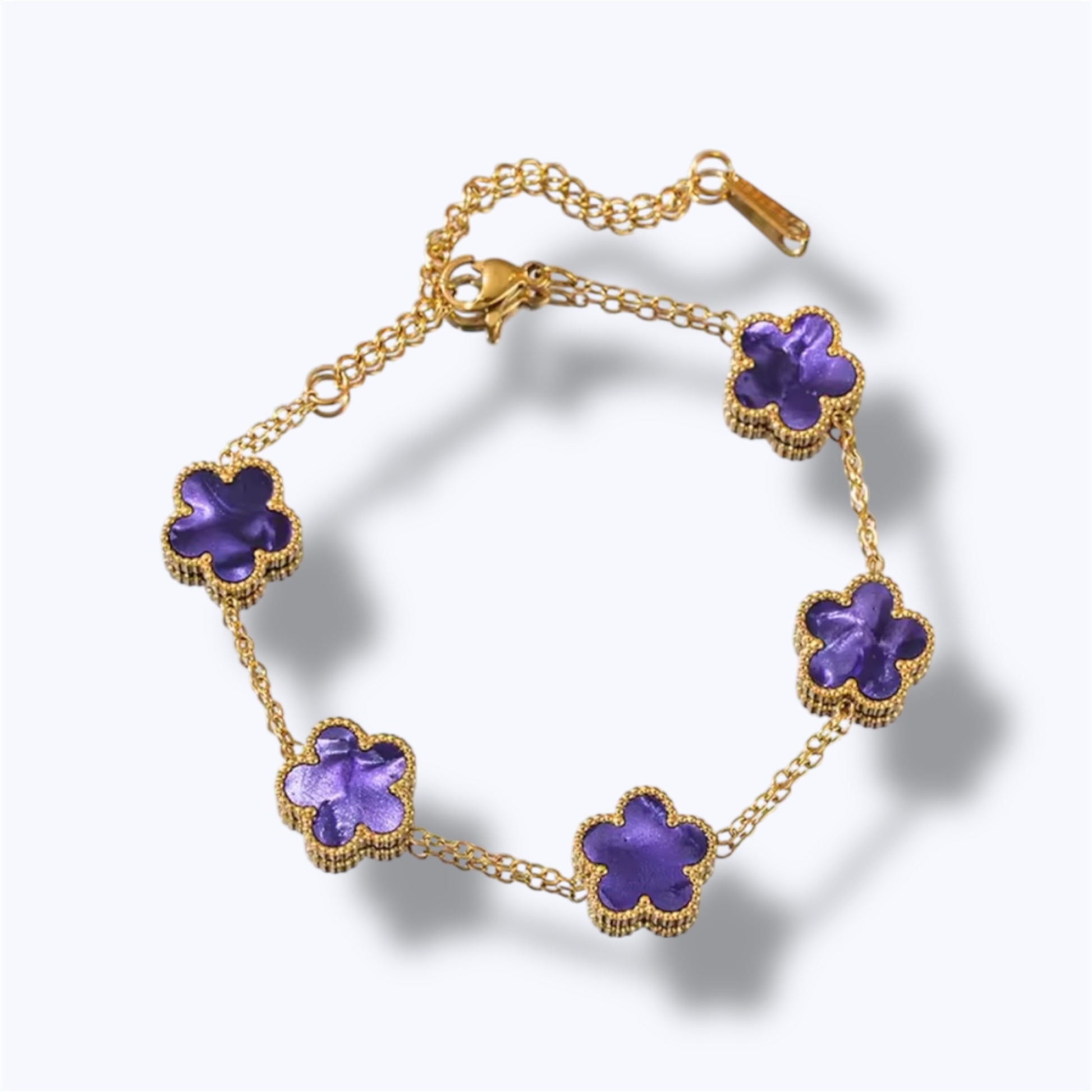 Shine clover bracelet