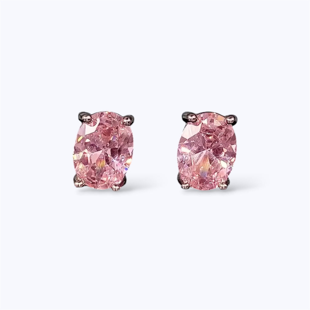 Oval earrings