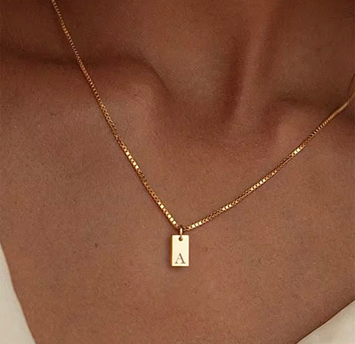 Nysa Initial necklace