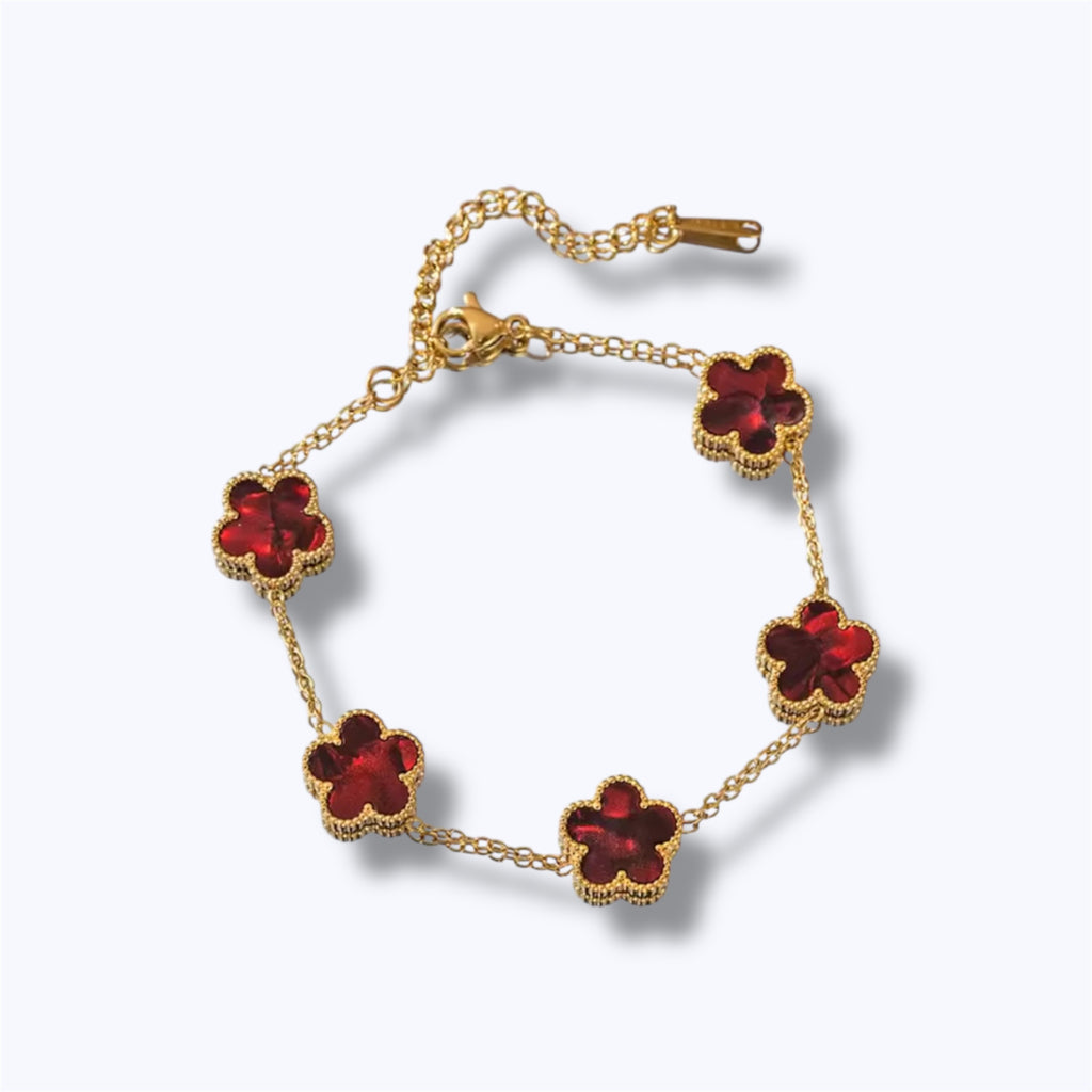 Shine clover bracelet