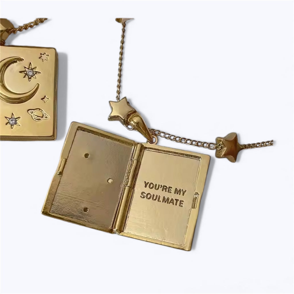 Secret moon necklace