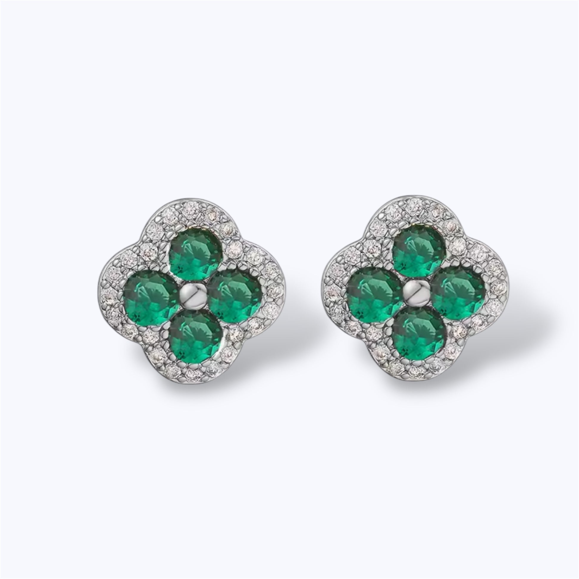 Golden bloom earrings