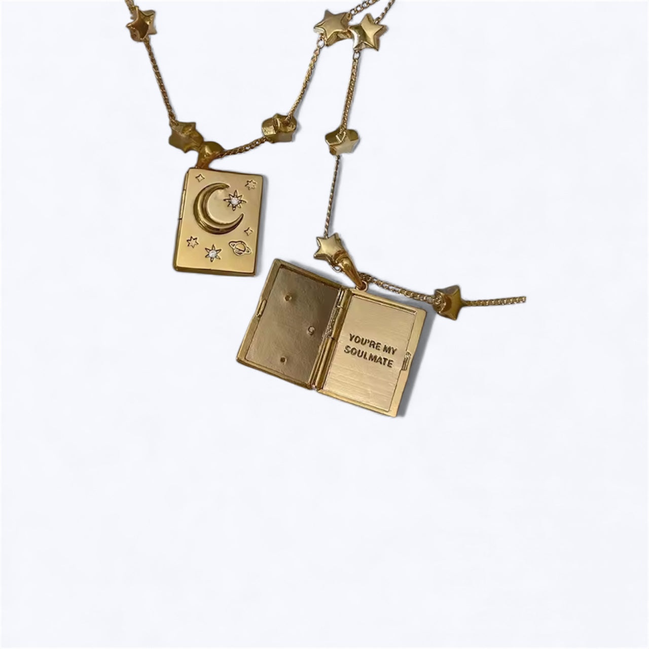 Secret moon necklace