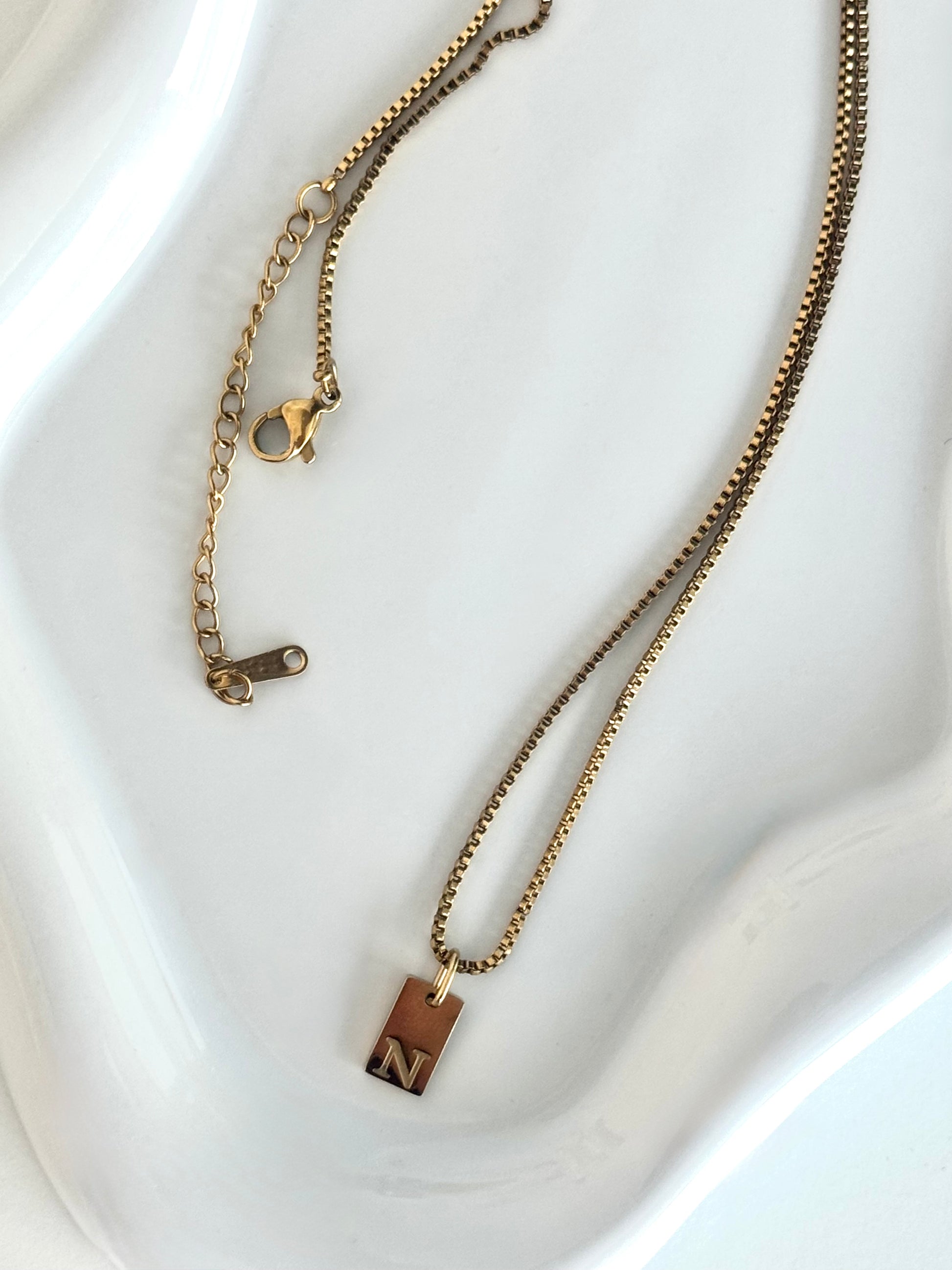 Nysa Initial necklace