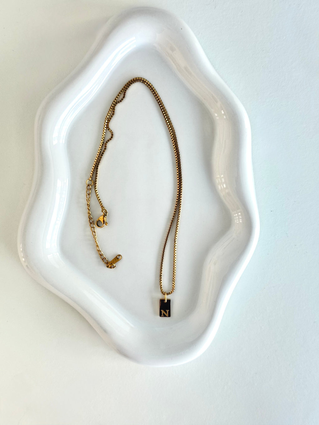 Nysa Initial necklace