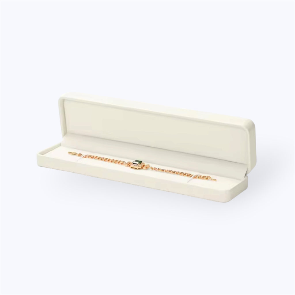 Beige jewelry box