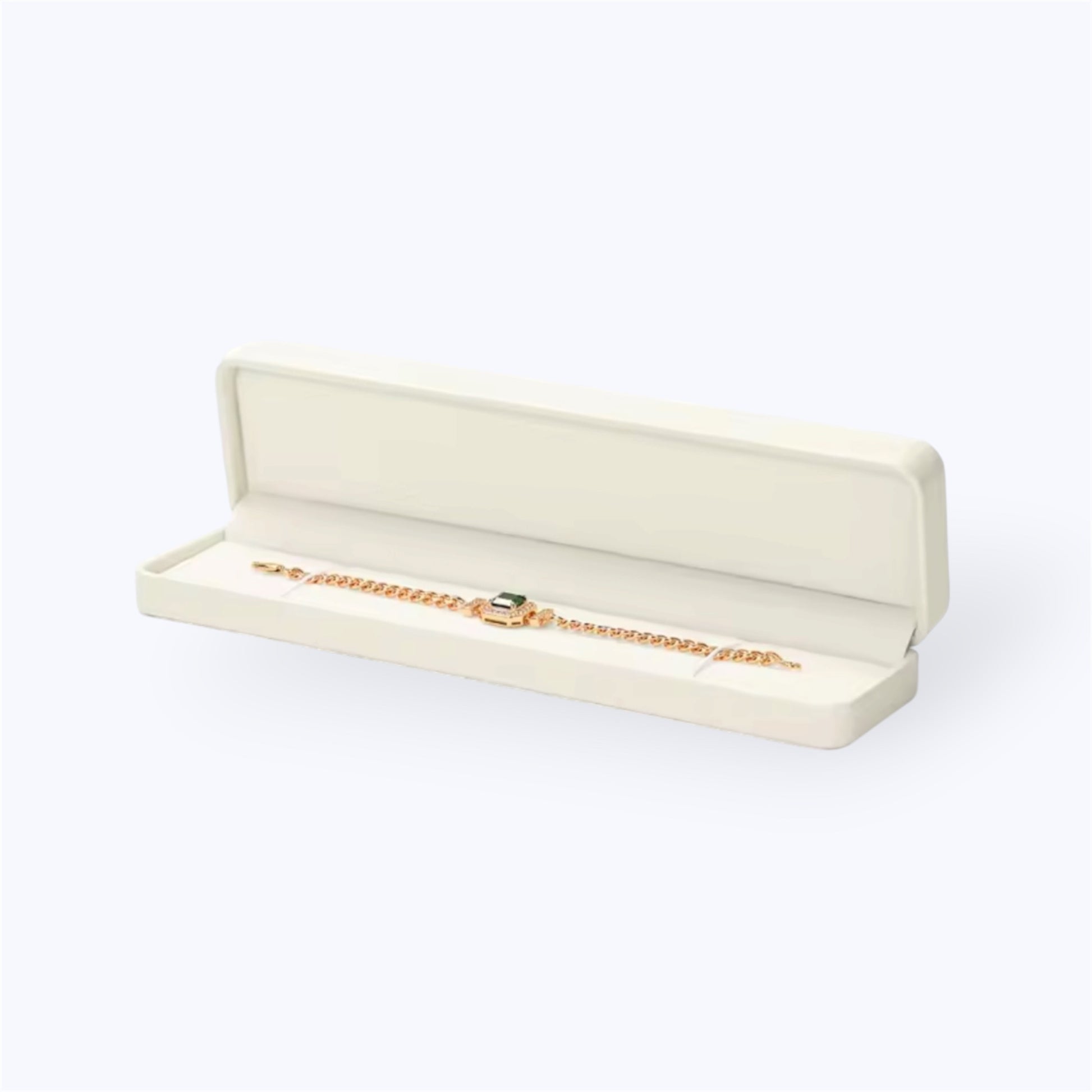 Beige jewelry box