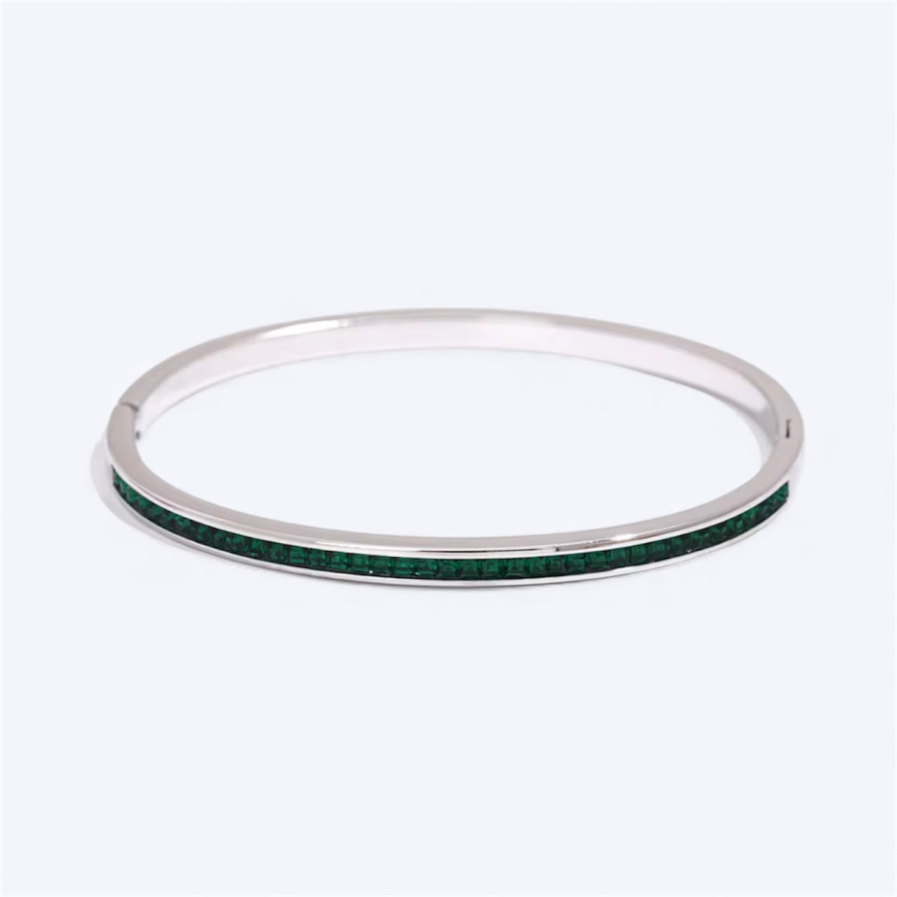 Twist of silver bracelet