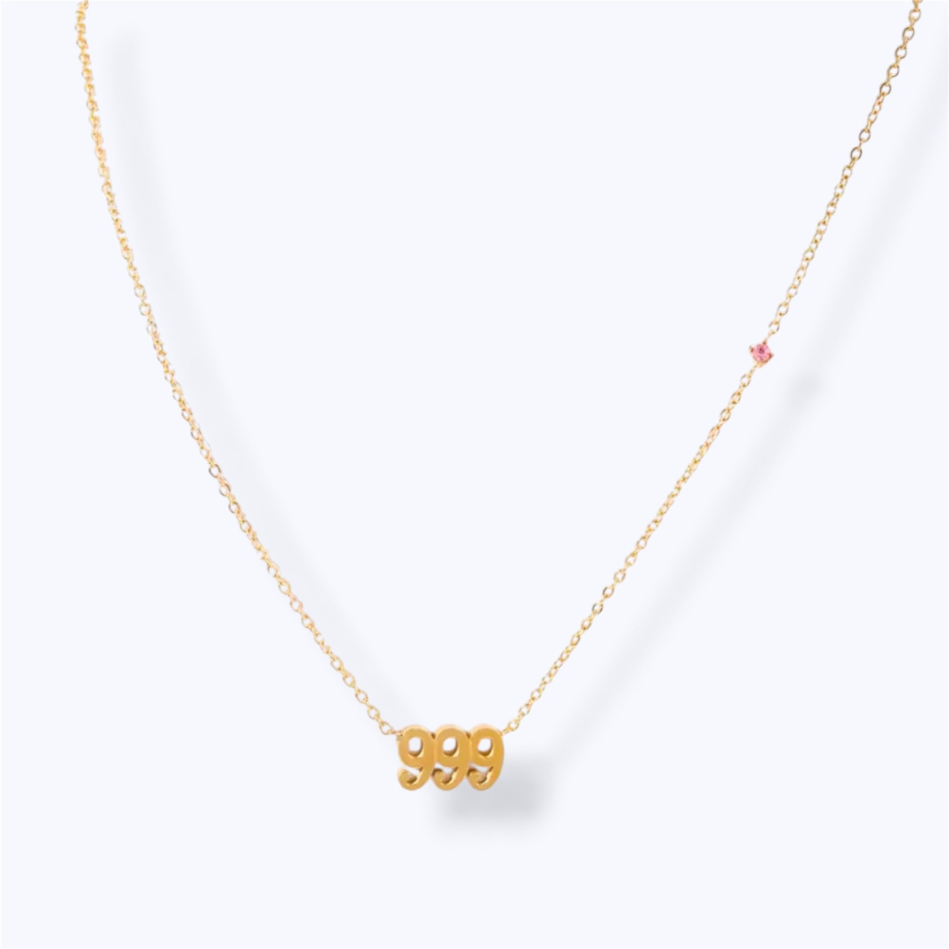 Numeral necklace