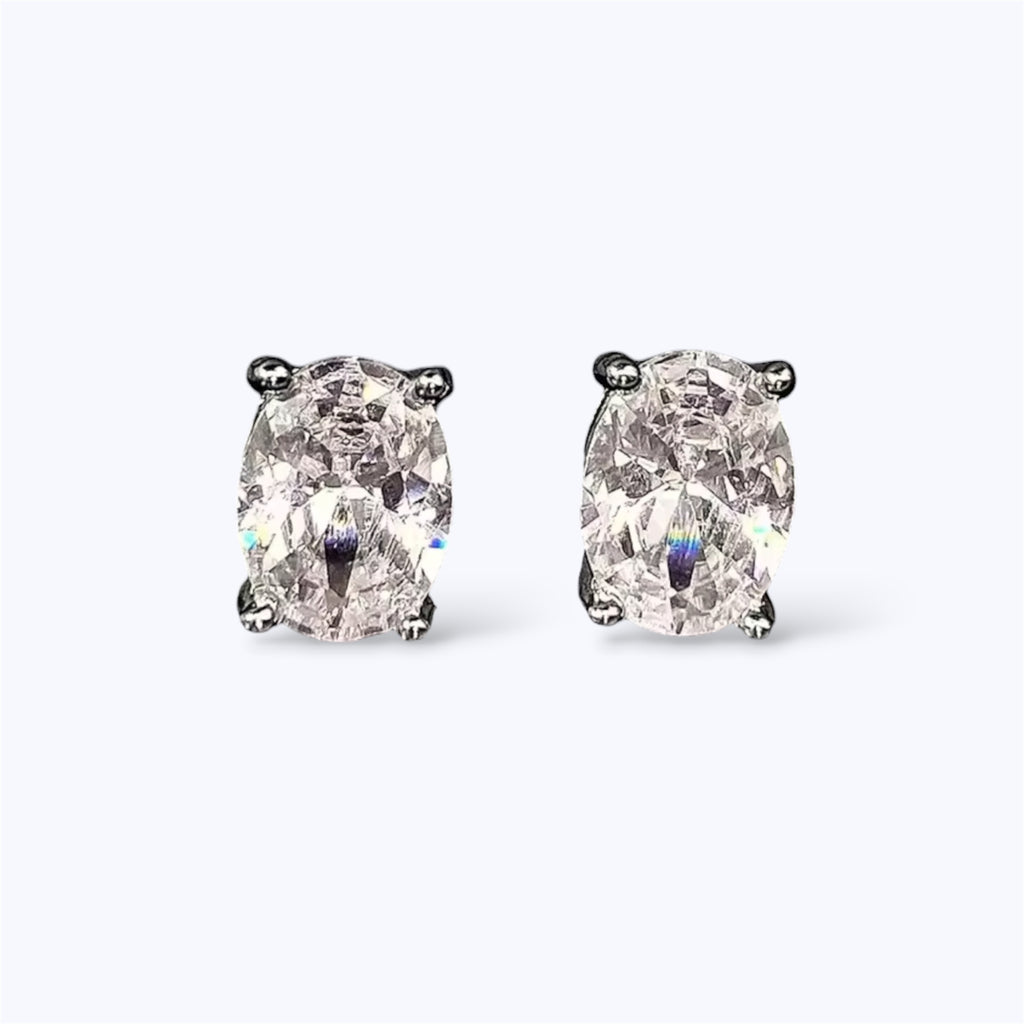 Oval earrings
