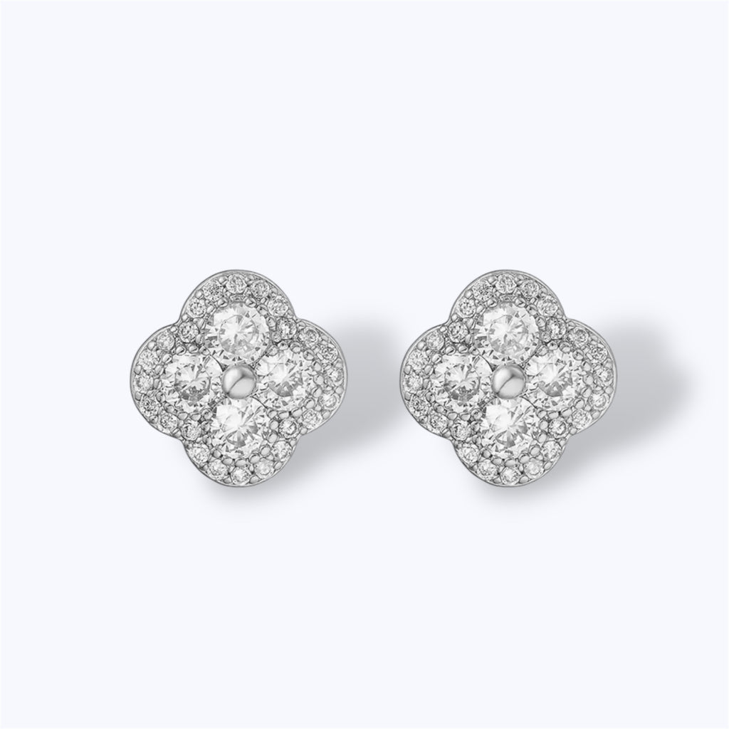 Golden bloom earrings