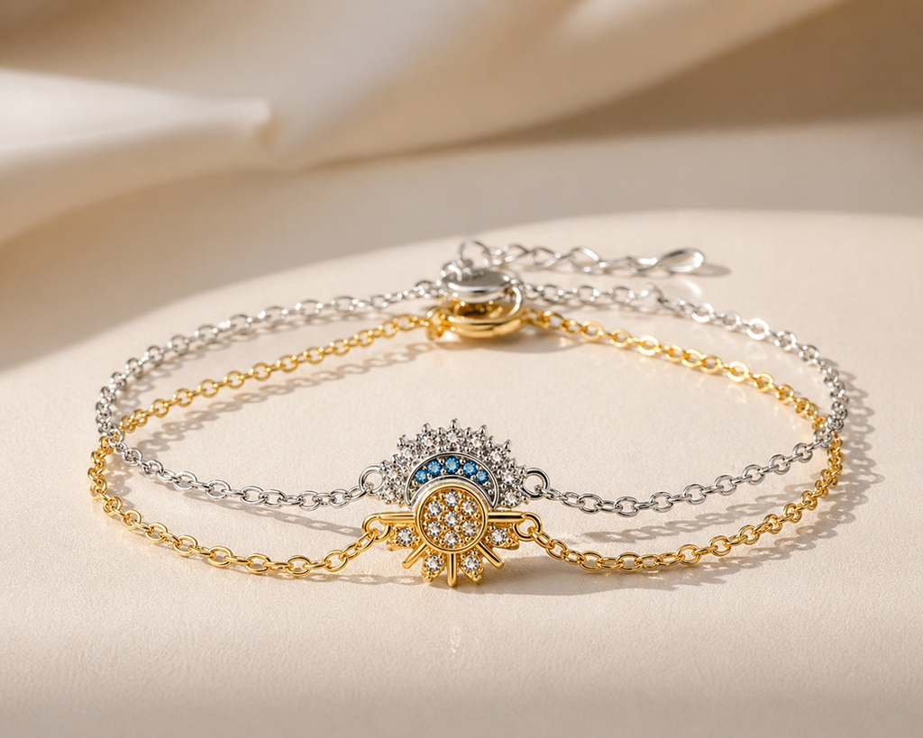 Sun & moon bracelet