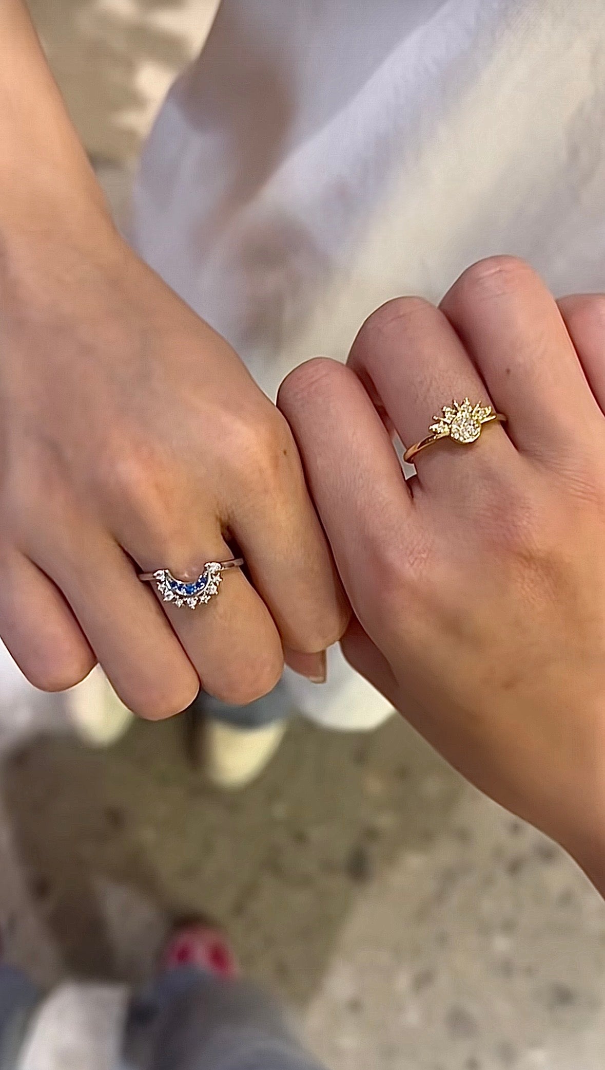 Sun & moon ring