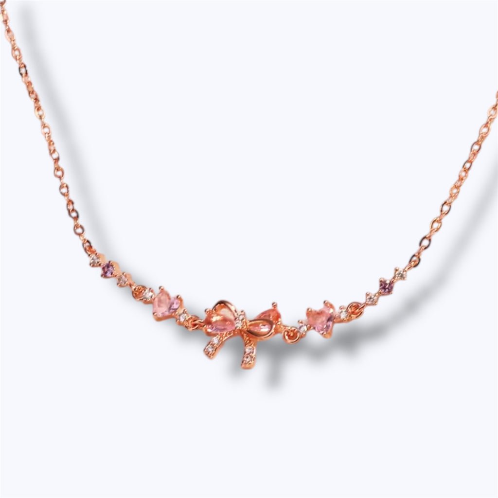 Bow necklace