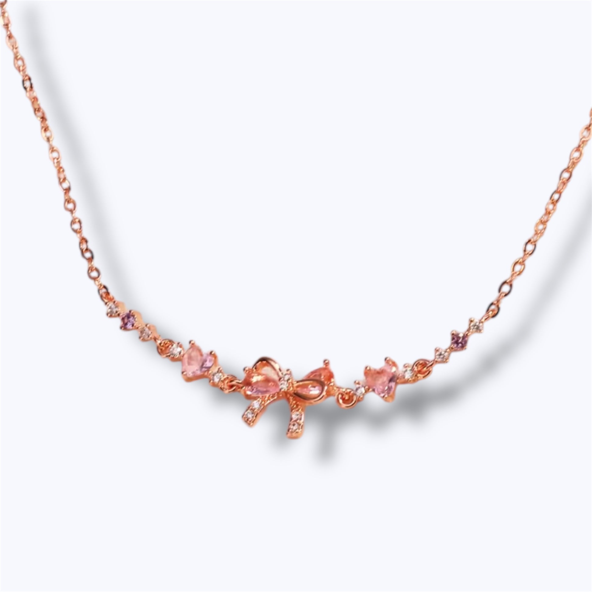 Bow necklace