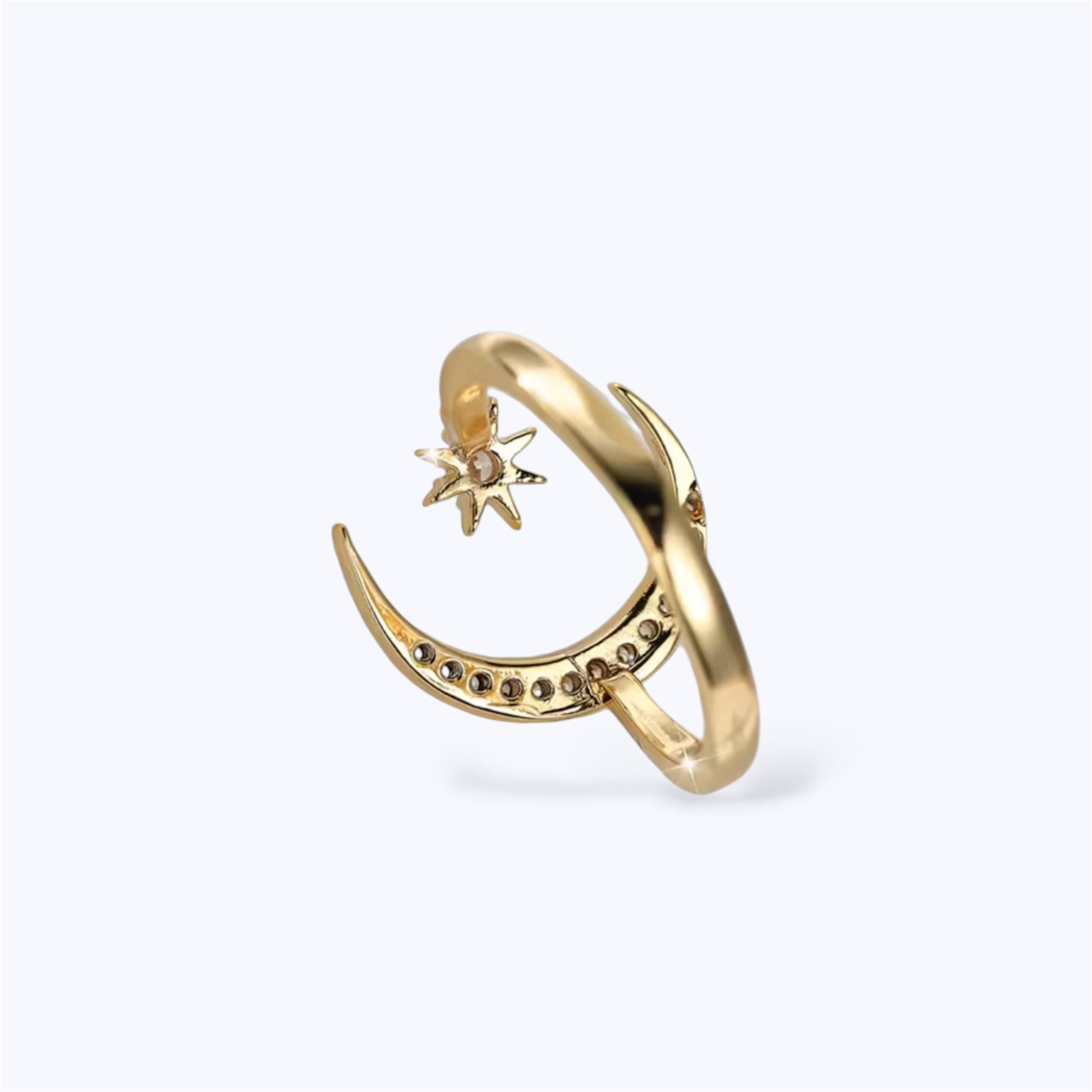 Sun & star ring