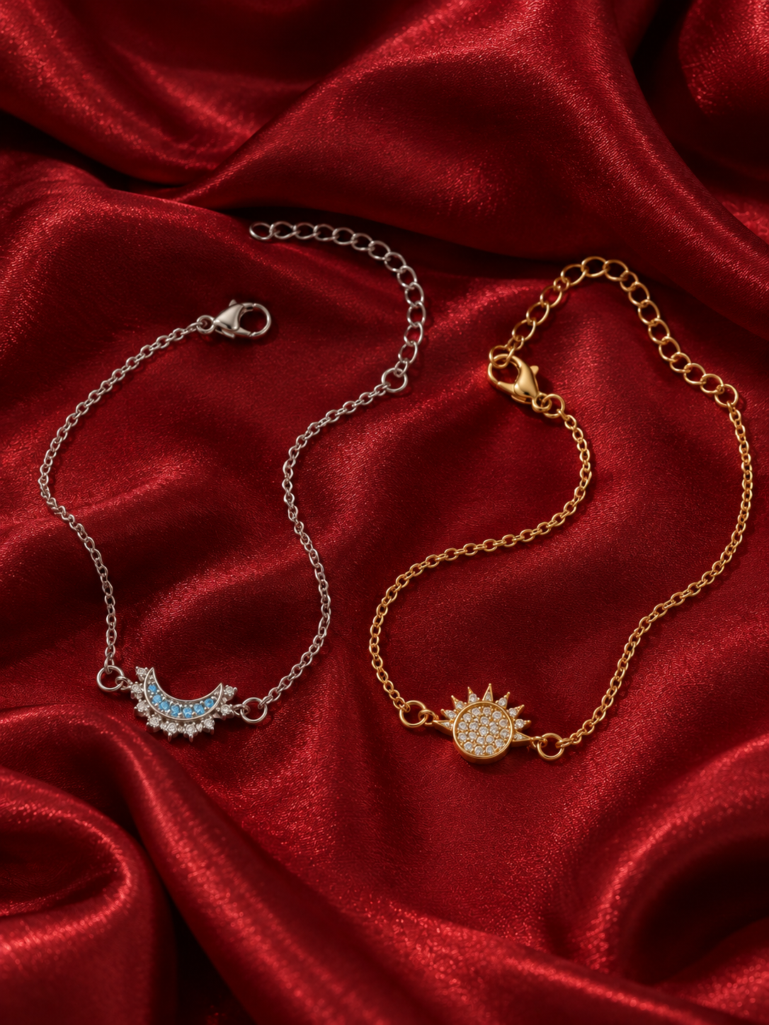Sun & moon bracelet