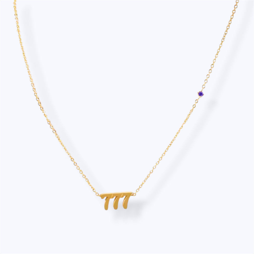 Numeral necklace
