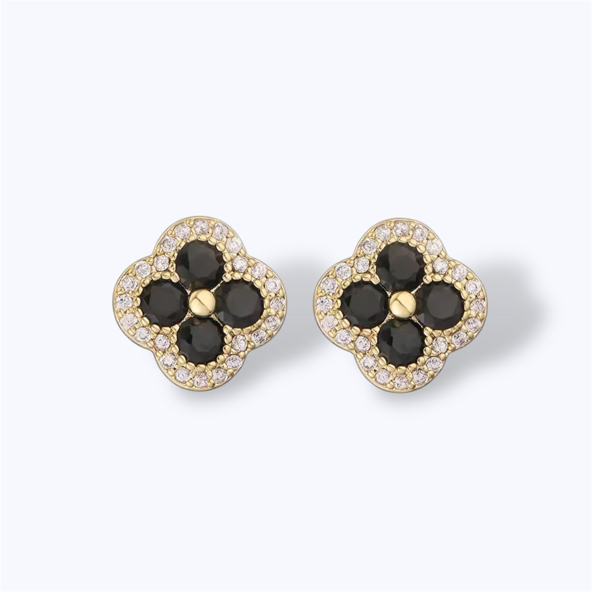 Golden bloom earrings