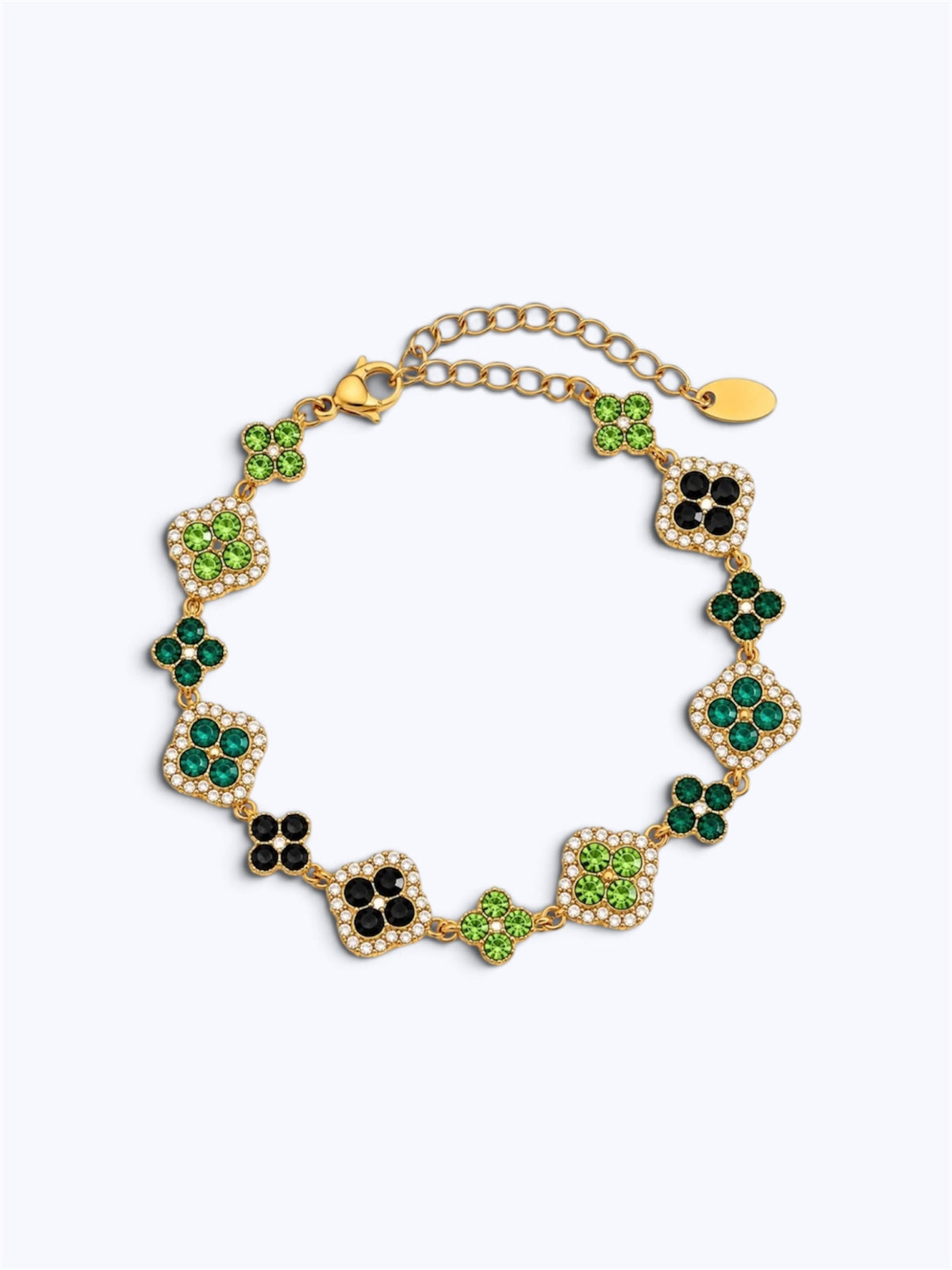 Motif green bracelet