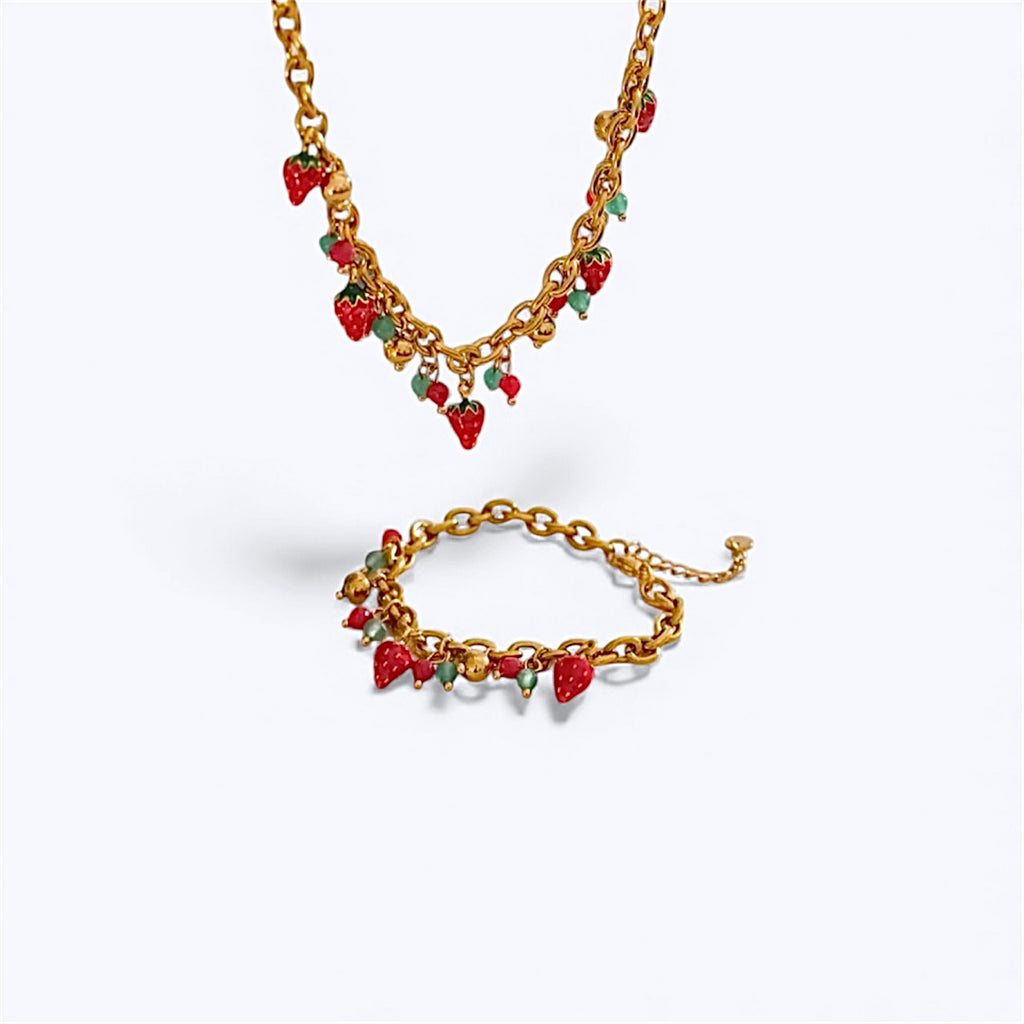 Strawberry devine necklace