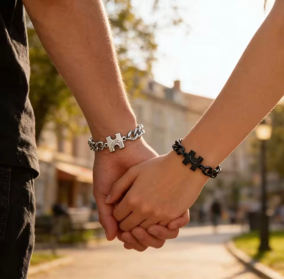 Puzzle piece bracelet