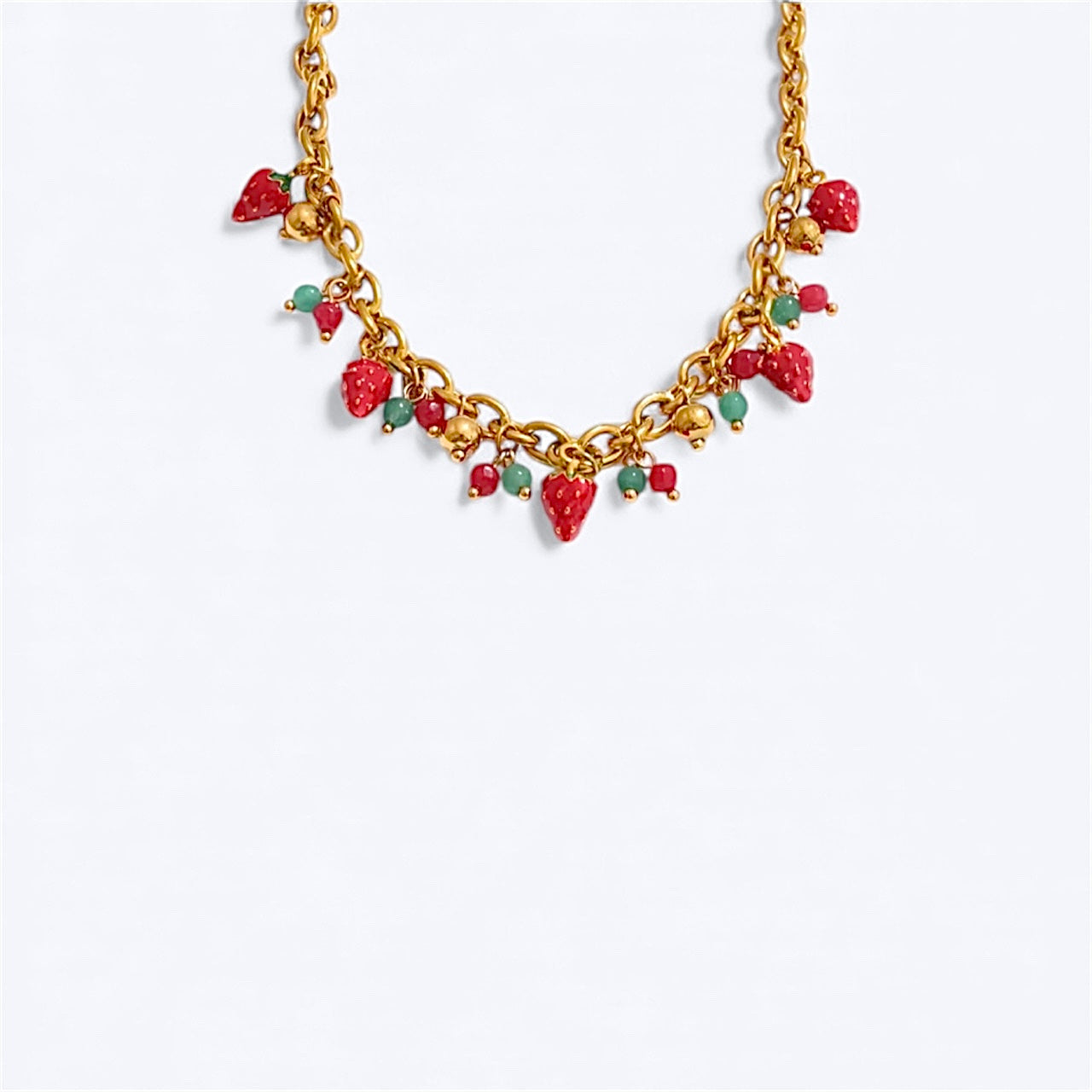 Strawberry devine necklace