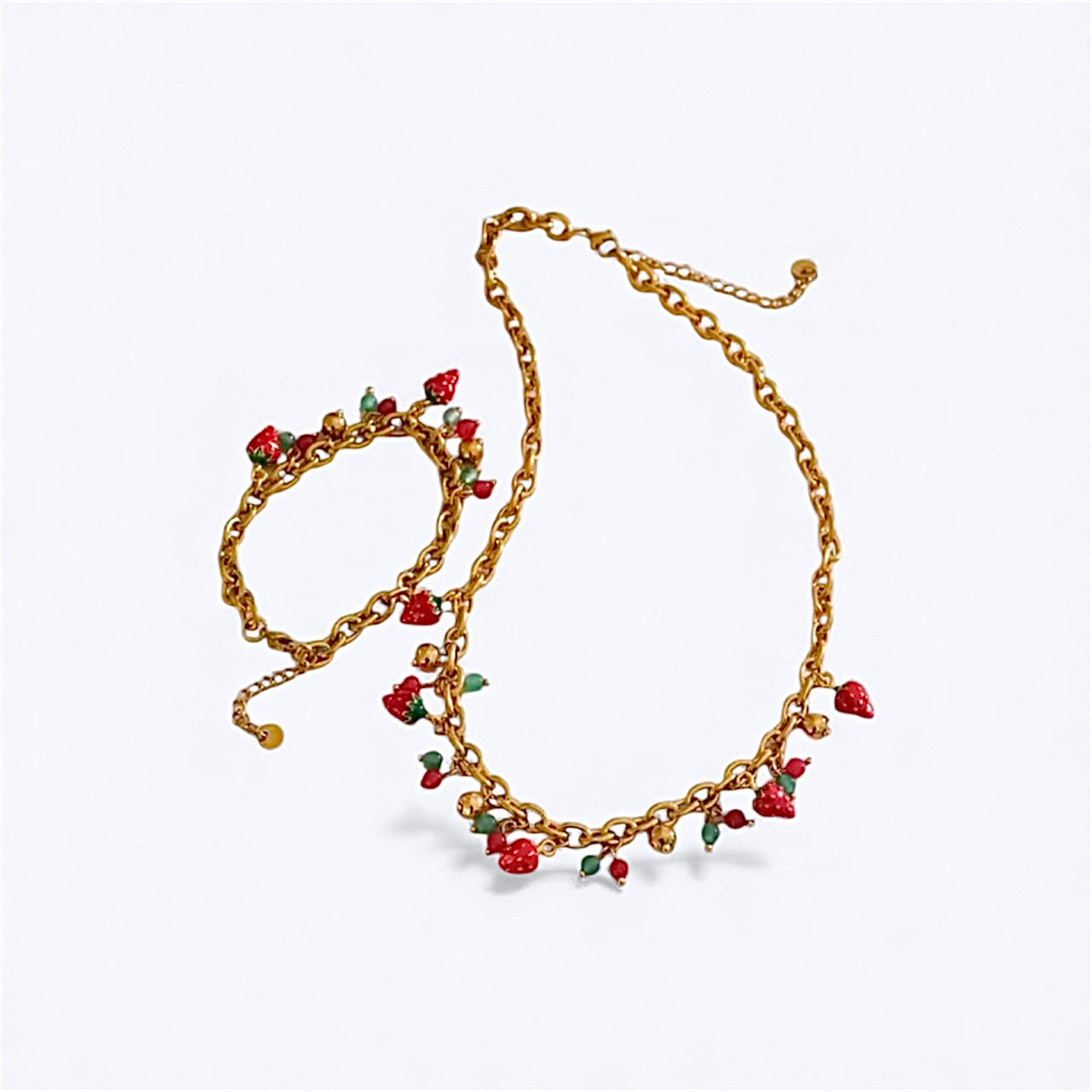 Strawberry devine necklace
