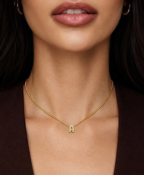 A Piece of You Initial Necklace